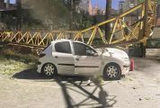 سقوط جرثقیل یک راننده پژو  206 را روانه بیمارستان کرد